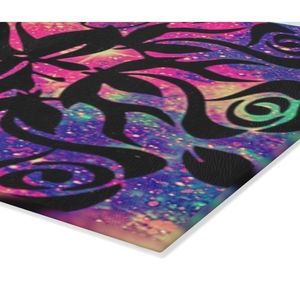 Rose tie dye cutting board